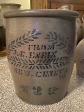 Antique stoneware crock for sale  Furlong