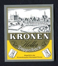 Bieretiketten kronenbrauerei h gebraucht kaufen  Furth