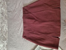 Burgundy mini skirt for sale  NOTTINGHAM