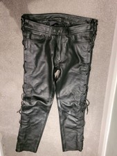 Skintan leather trousers for sale  BUSHEY