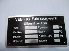 Typenschild s83 schild gebraucht kaufen  Deutschland