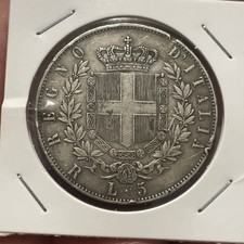 Lire 1875 vittorio usato  San Giovanni Valdarno