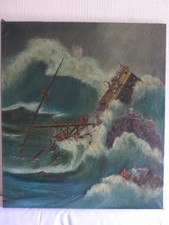 Tableau peinture marine d'occasion  Vaugneray