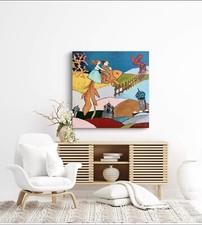 Tableau ancien huile d'occasion  France