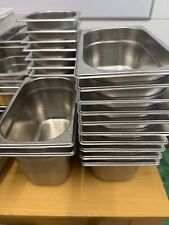 Stainless steel gastronorm for sale  LONDON