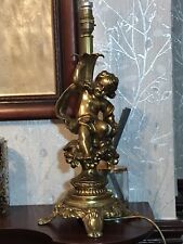 Vintage brass cherub for sale  SPENNYMOOR