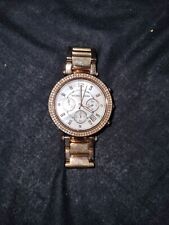 Usado, Relógio de pulso feminino Michael Kors MK5491 Parker cronógrafo - rosa madrepérola comprar usado  Enviando para Brazil