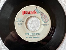 AL "TNT" BRAGGS Listen To Me Baby/There PEACOCK 1698 Northern/Mod Soul 7" 45rpm comprar usado  Enviando para Brazil