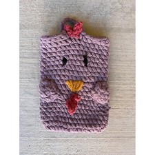 Capa aconchegante roxa feita à mão crochê galinha tablet iPad Kindle comprar usado  Enviando para Brazil