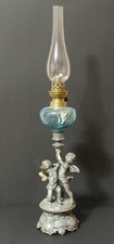 Alte figürliche petroleumlamp gebraucht kaufen  Langweiler