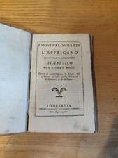RARO I Mostri Lombardi L'Affricano Almanacco 1800 Diocesi Como Milano Lombardia comprar usado  Enviando para Brazil