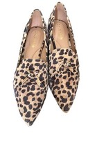 Mocassim Cole Haan animal estampa de leopardo marrom camurça viola 8B biqueira pontiaguda comprar usado  Enviando para Brazil