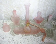 Elegante conjunto de cômoda de vidro fosco rosa 7 peças comprar usado  Enviando para Brazil