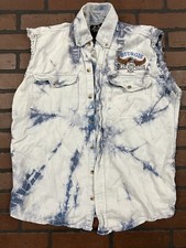 Colete jeans Sturgis Black Hills Rally sem mangas dupla face EUA 2012, usado comprar usado  Enviando para Brazil