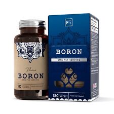 Suplemento de boro 3mg | 180 comprimidos veganos | Premium | Para articulações + ossos saudáveis, usado comprar usado  Enviando para Brazil