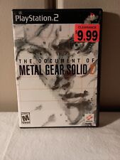 The Document Of Metal Gear Solid 2 PS2 comprar usado  Enviando para Brazil