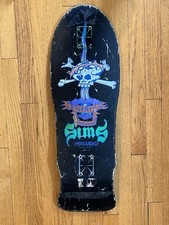 Vintage Sims Henry Gutierrez Skull on Sword Skate 1987 Staab Phillips Kasai comprar usado  Enviando para Brazil