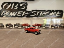 Ford F250 Crew Cab 1997 personalizado 1:64 metal fundido 4x4 OBS vermelho Powerstroke comprar usado  Enviando para Brazil