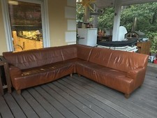 Couch echtleder gebraucht kaufen  Wandlitz