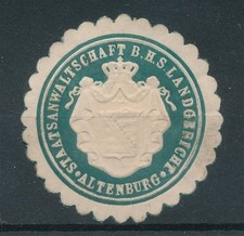 825463 siegelmarke staatsanwal gebraucht kaufen  Deutschland