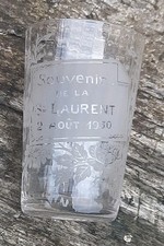 Joli verre ancienvgravé d'occasion Joli verre ancienvgravé d'occasion  Semblançay