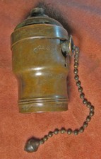 Soquete de luz Hubbell vintage, corrente de puxar bolota comprar usado Soquete de luz Hubbell vintage, corrente de puxar bolota comprar usado  Enviando para Brazil