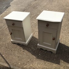Pair pine bedside for sale  CAMBRIDGE
