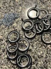 Black curtain pole for sale  SALISBURY