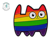 Anstecker regenbogen katze gebraucht kaufen  Hannover