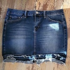 Saia jeans Kancan feminina denim azul tamanho 9 comprar usado  Enviando para Brazil