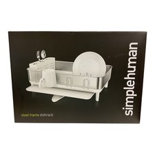 *NOVO* Rack de louça Simplehuman estrutura de aço inoxidável, usado comprar usado  Enviando para Brazil
