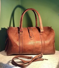 Vintage brown leather for sale  NANTWICH