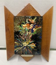 ¡MIRA! RARA HERMOSA PINTURA ABSTRACTA CONTEMPORÁNEA “Fishie Outlook” FIRMADA segunda mano  Embacar hacia Mexico