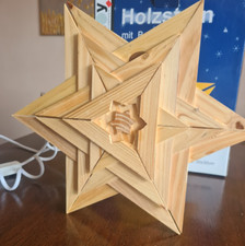 Holzstern beleuchtung advent gebraucht kaufen  Niemegk