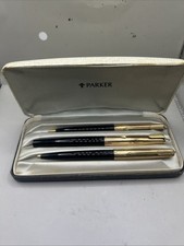 Caneta-tinteiro Parker 51 MkIII, caneta esferográfica lápis dourado tampas personalizadas conjunto M novo na caixa comprar usado Caneta-tinteiro Parker 51 MkIII, caneta esferográfica lápis dourado tampas personalizadas conjunto M novo na caixa comprar usado  Enviando para Brazil