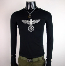 Camiseta militar alemã DEUTSCHE WEHRMACHT Army Eagle Segunda Guerra Mundial comprar usado  Enviando para Brazil