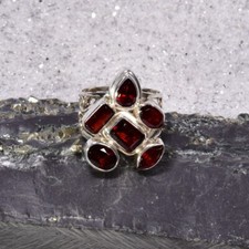 Granat ring 925er gebraucht kaufen  Berlin