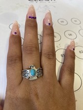 Bague dame turquoise d'occasion  Saint-Nicolas-d'Aliermont