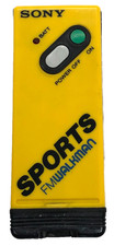 Rádio estéreo Sony Sports FM Walkman SRF-5 amarelo testado e funcionando, usado comprar usado  Enviando para Brazil