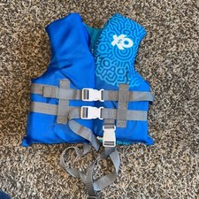 Colete salva-vidas infantil universal X2O e jaqueta 30-50 libras azul oceano coral unissex comprar usado  Enviando para Brazil