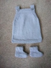 Hand knitted grey for sale  BUXTON