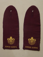 Senior scouts epaulettes for sale  NORTHAMPTON