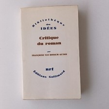 Critique roman françoise d'occasion  Saint-Sorlin-en-Valloire