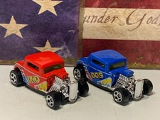 Hot Wheels 32 Ford X2. 2021 RED UNO & BLUE DOS LOOSE NICE comprar usado  Enviando para Brazil
