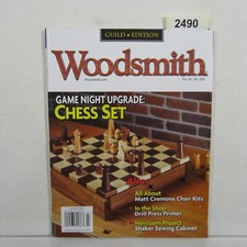 Woodsmith Guild No 255 Chess Set, Chair Kits, Shaker Sewing Cabinet, Drill Press, usado comprar usado  Enviando para Brazil