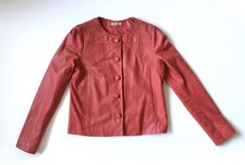 Veste cuir rouge d'occasion  Amiens-