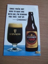 Guinness vintage postcard for sale  SWANSEA