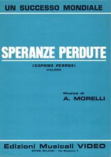 Spartito musicale speranze usato  Angri