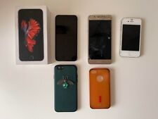 Lote original de 3 telefones + 2 capas e caixa original iPhone 6s óculos quebrados etc comprar usado  Enviando para Brazil