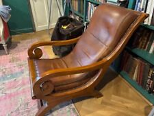 Superb antique leather for sale  LONDON